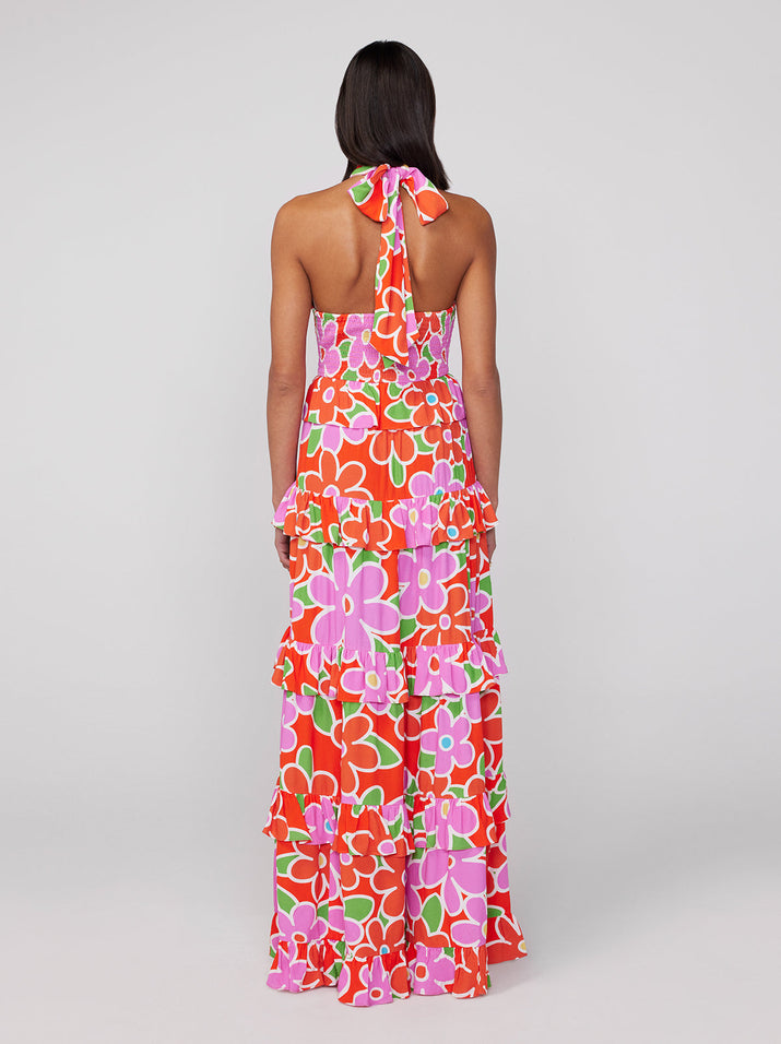 Romily Floral Print Maxi Dress | KITRI Studio