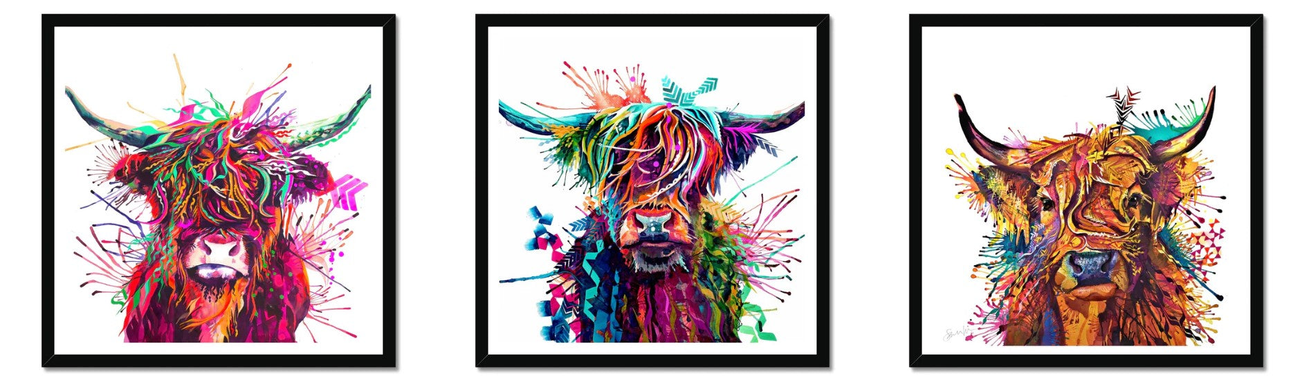 Highland cow prints