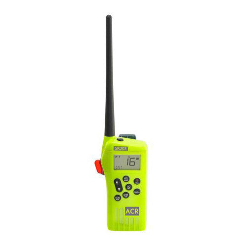 ACR SR203 VHF Handheld Survival Radio – Life Raft and Survival Equipment,  Inc.