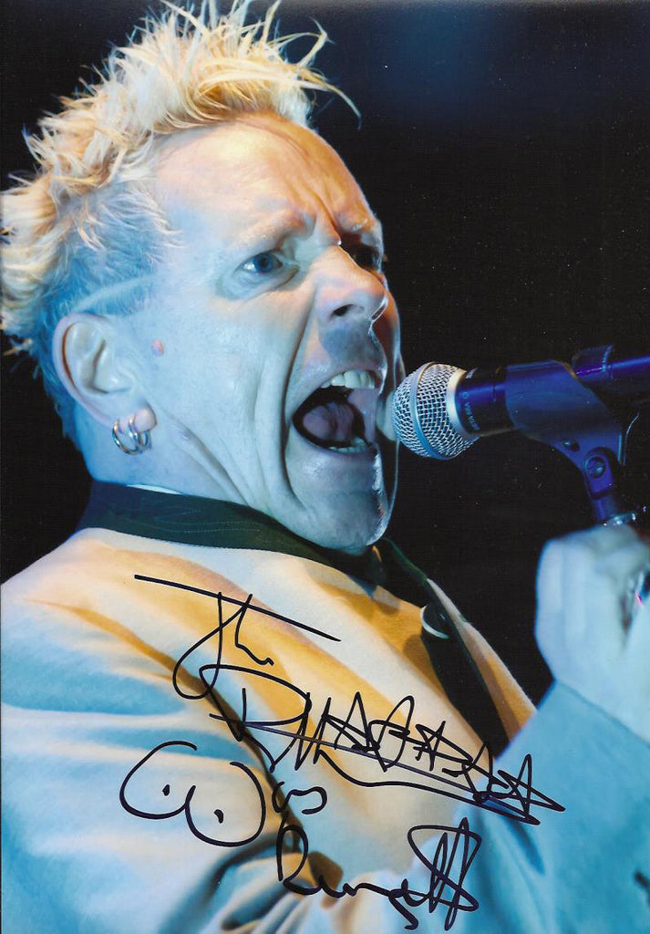 John Lydon Sex Pistols 8 X 12 Hollywood Autographs