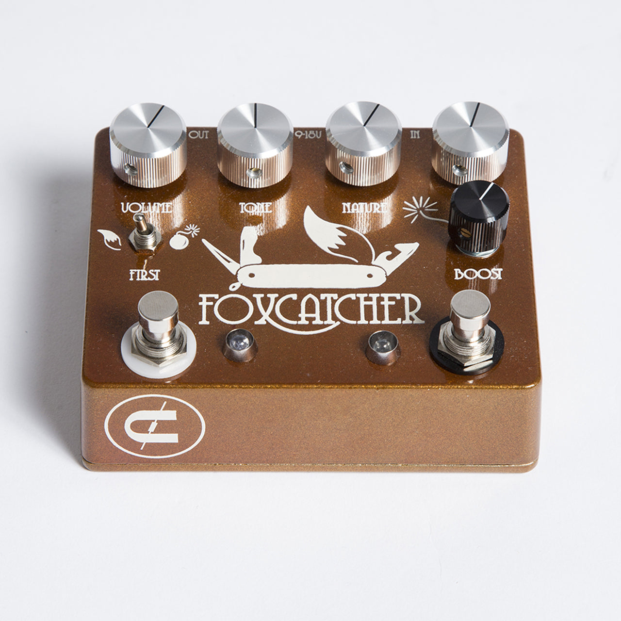 CopperSound Foxcatcher Overdrive & Boost Guitar Effects Pedal – The