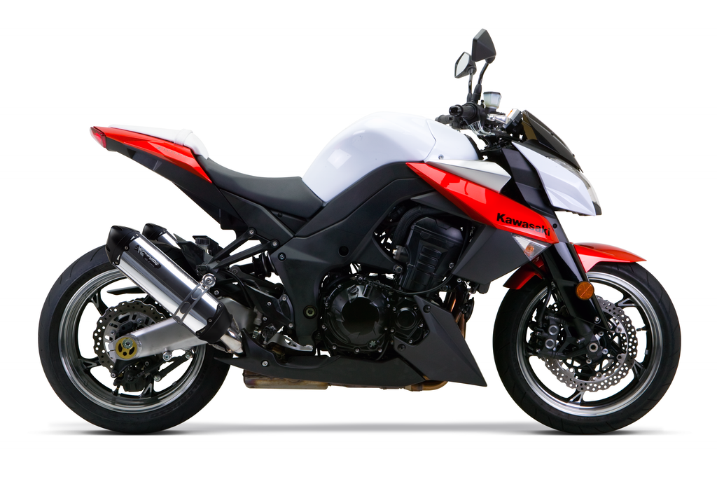 Two Brothers Racing, add an item to your cart: Kawasaki Z1000 (2010-16) / Ninja 1000 (2011-16) Black Series Slip-On Exhaust Systems - M-2 Carbon Fiber Canisters 005-2720407DV-B