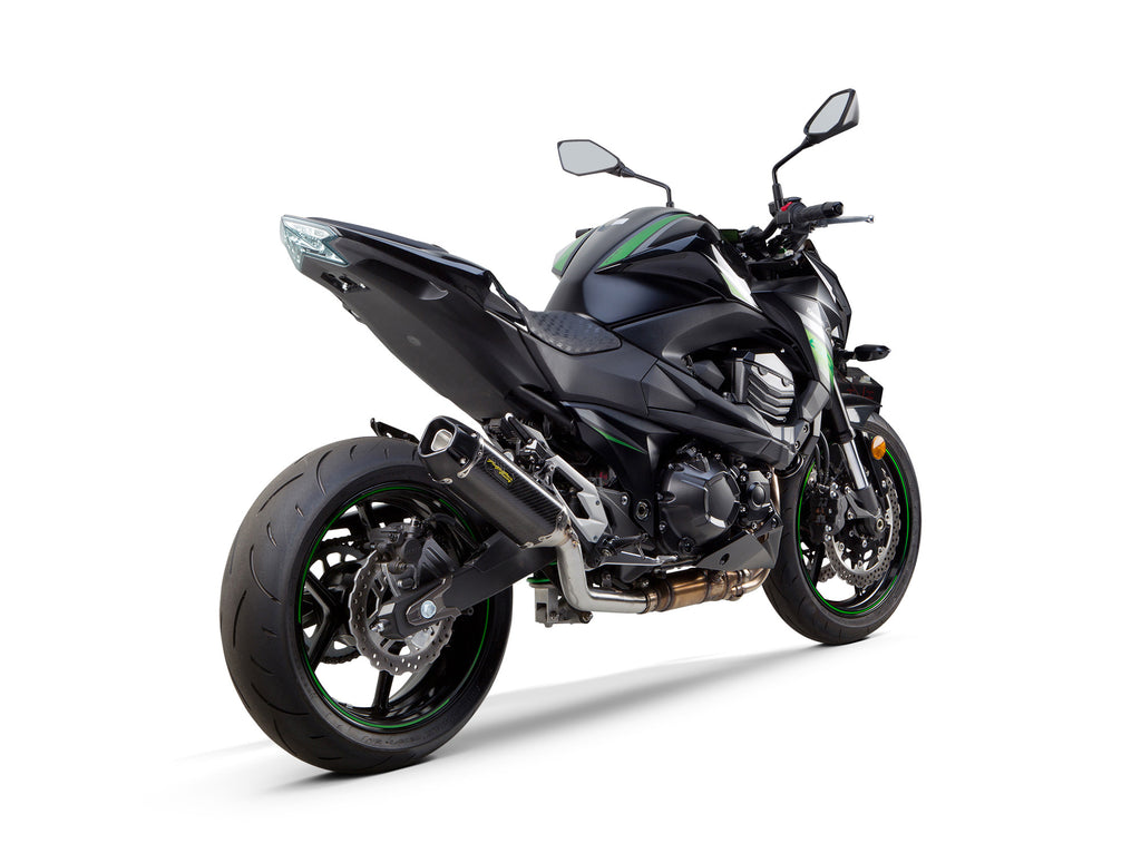 Two Racing, add an item to your shopping cart: Kawasaki Z800 (2009-2016) Slip-On System - Carbon Fiber Canister