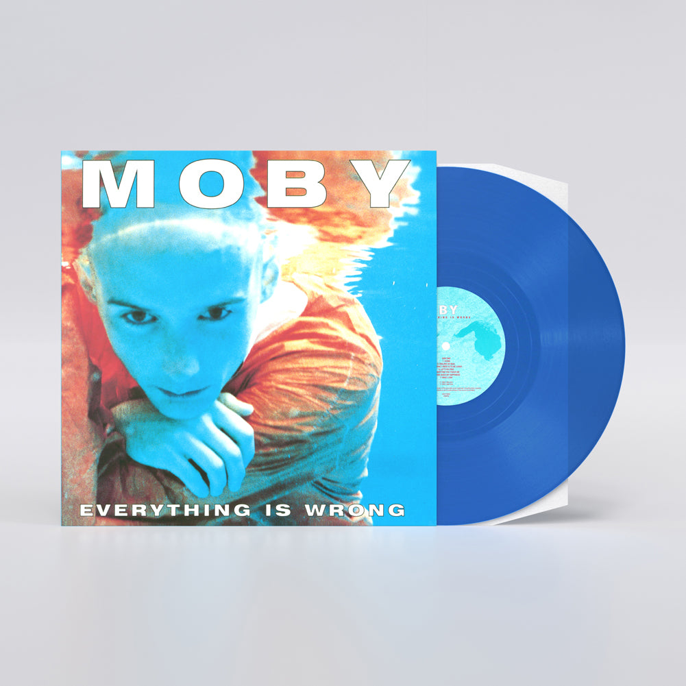 Everything Is Wrong - Transparent Light Blue 140g Vinyl - Moby UK product image