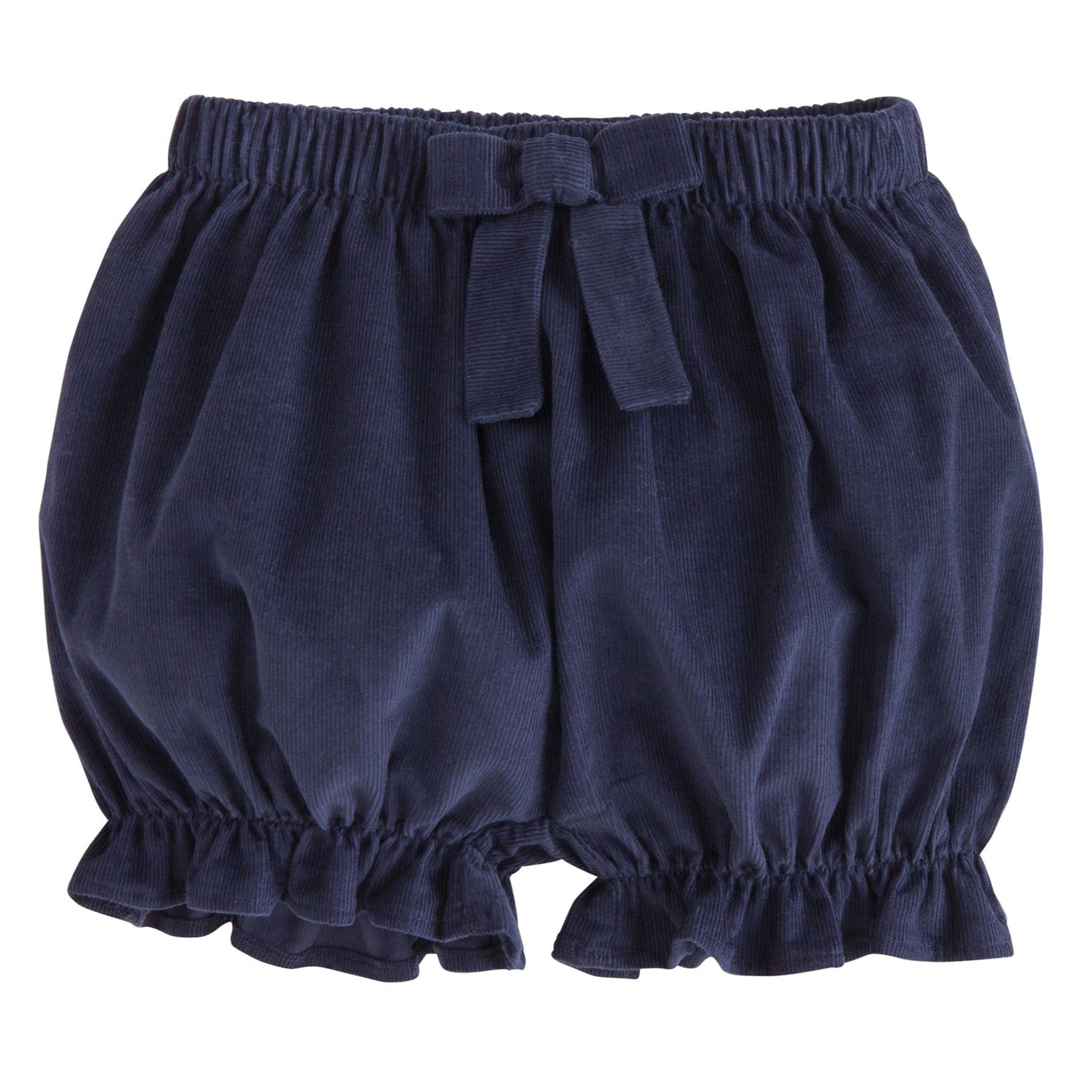 seguridadindustrialcr classic childrens clothing girls navy corduroy bloomers with bow