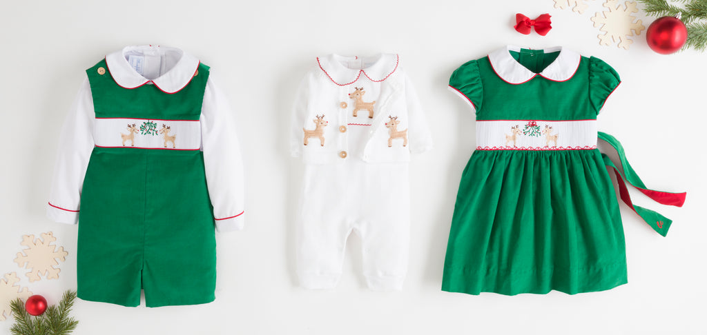Little English Reindeer Smocked Collection