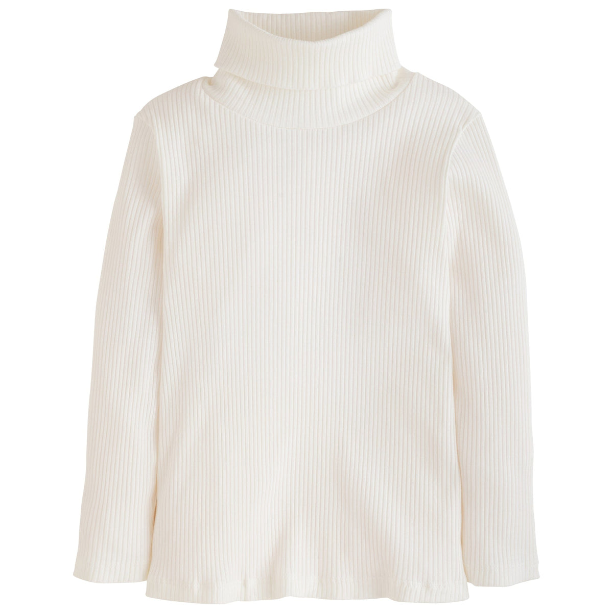 Solid Rib Turtleneck - Ivory