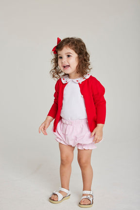 seguridadindustrialcr girl's embroidered top with hearts for Valentine's Day
