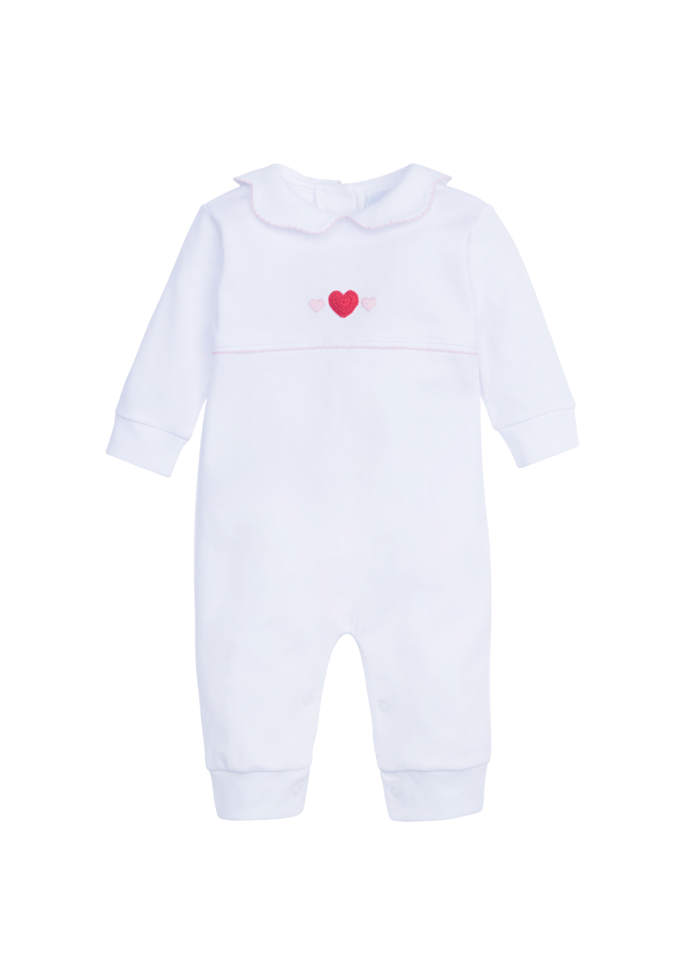 seguridadindustrialcr pima cotton crochet playsuit with red heart for Valetine's Day