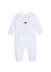 seguridadindustrialcr pima cotton crochet playsuit with red heart for Valetine's Day