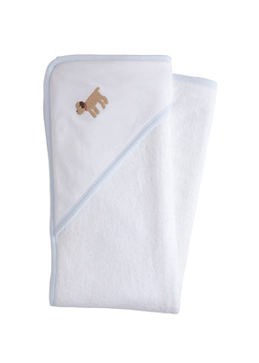seguridadindustrialcr terry cloth baby towel, hooded towel with embroidered lab