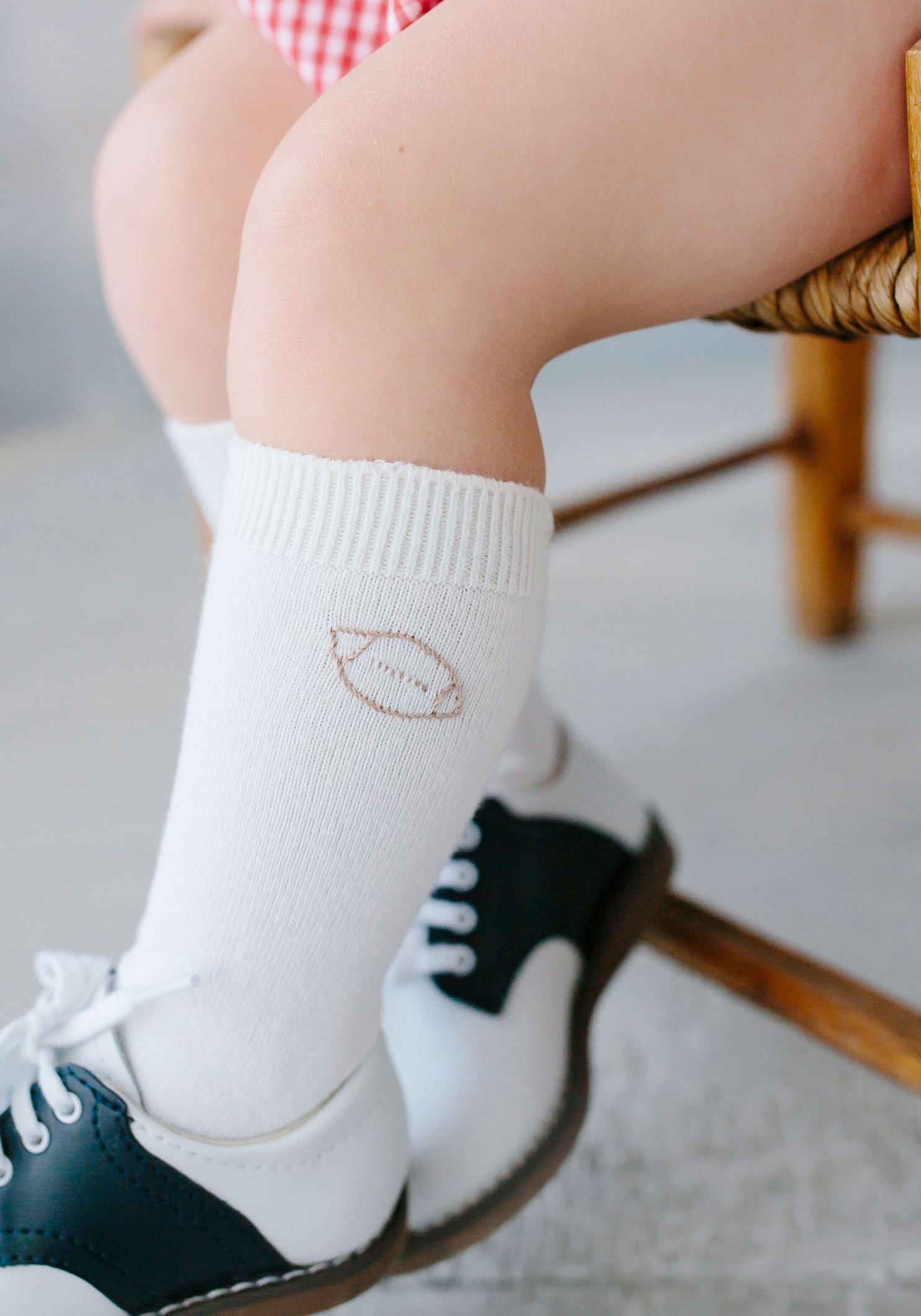 girls white knee highs