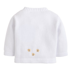 seguridadindustrialcr baby crochet sweater with bee, unisex baby cardigan