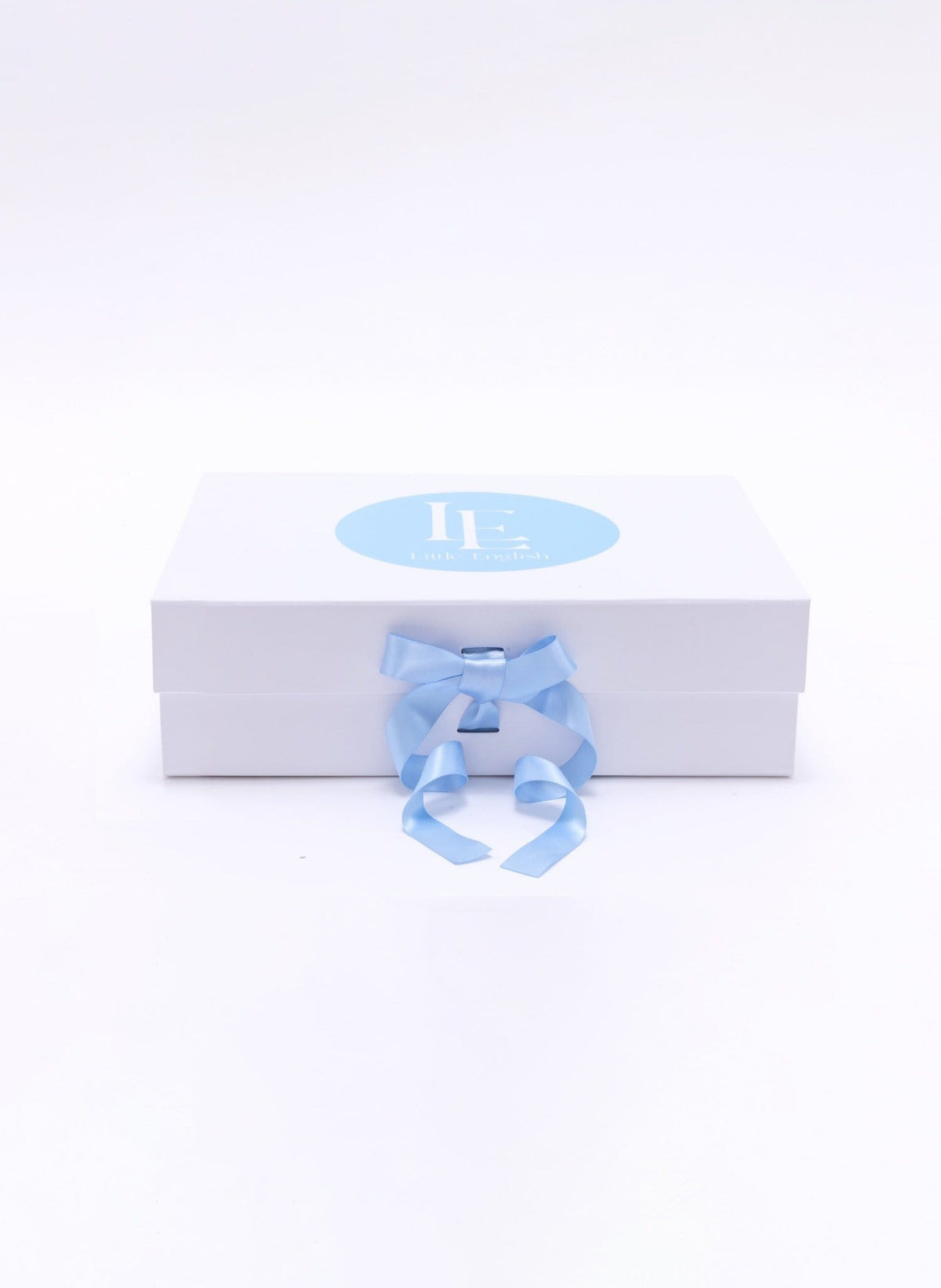 seguridadindustrialcr gift box with blue ribbon and logo