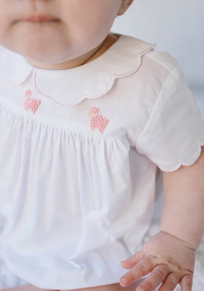 Embroidered Baby Clothes - Baby Girl's Bubble