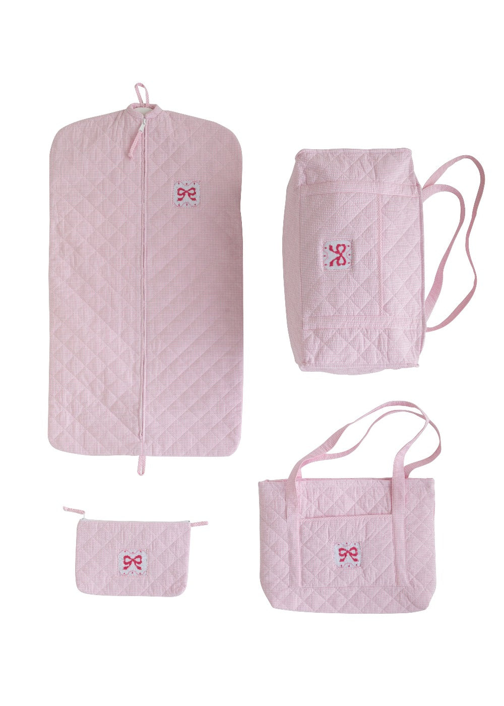 seguridadindustrialcr classic children's luggage pink bow full set