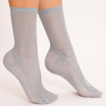 Darner Violet Mesh socks