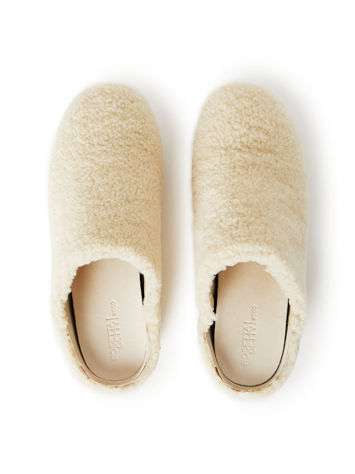 clogs with shearling