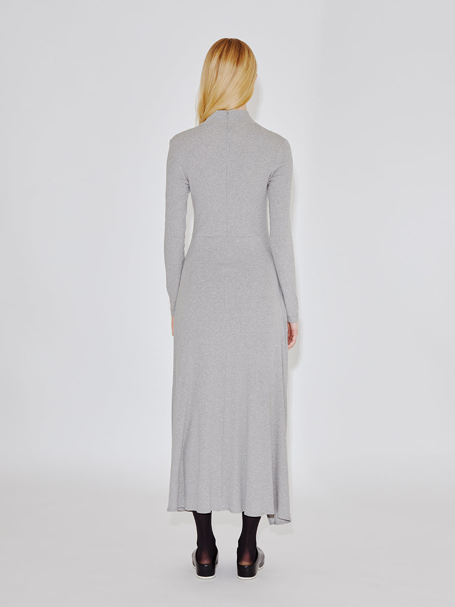 Twist Front Turtleneck Dress