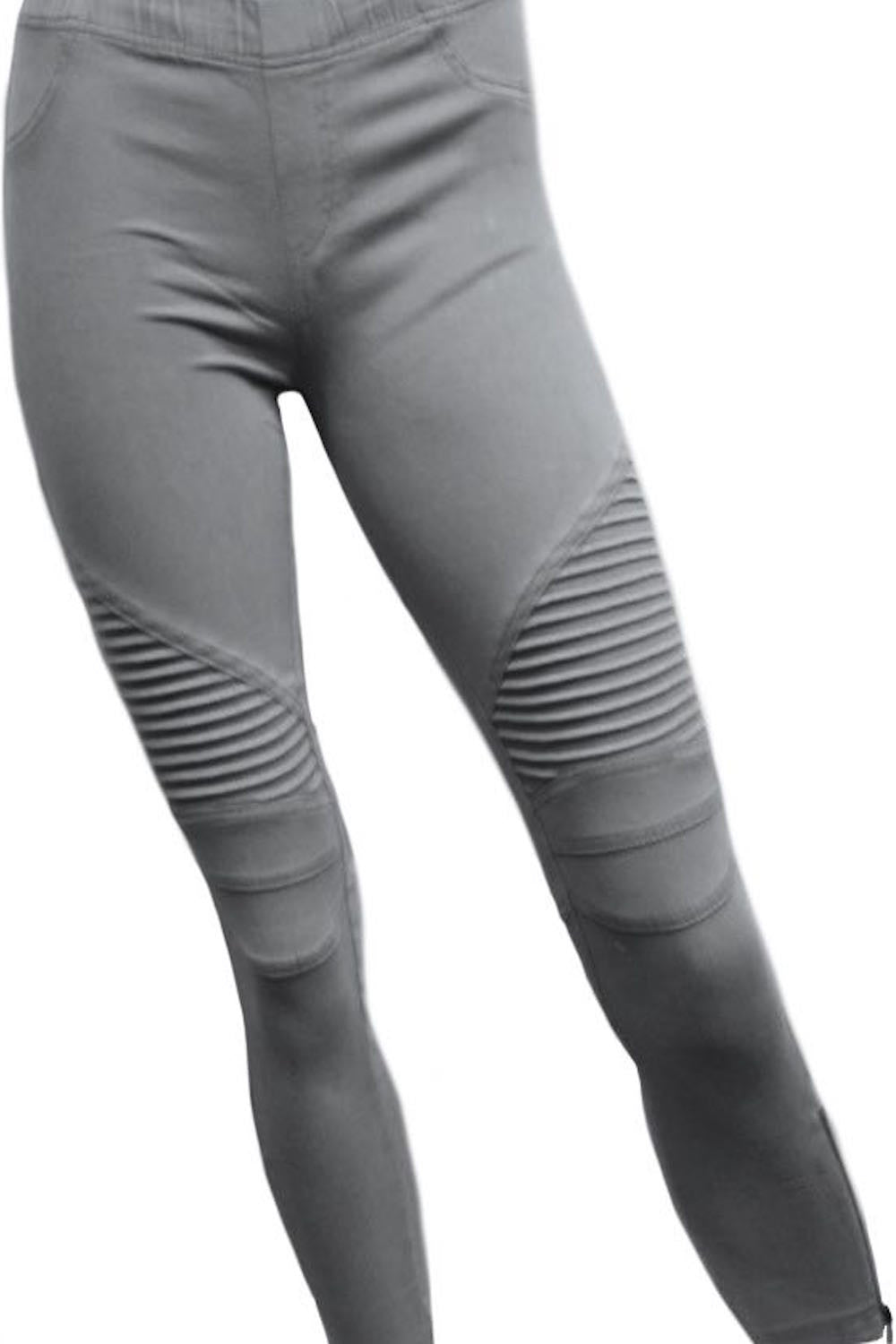 dark grey jeggings