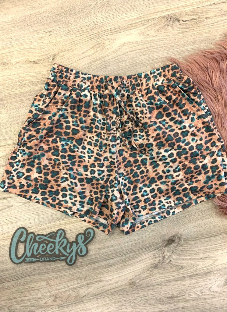 Leopard Print Shorts