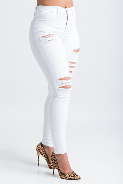 Denim Jeans & Shorts - Buy Women's High Rise Denim Jeans Online – Swank ...
