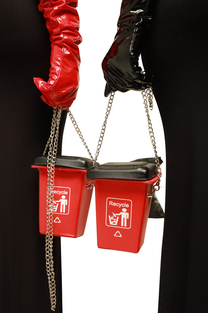 Reuse Recycle Can Chain Purse - Red - grundigemergencyradio