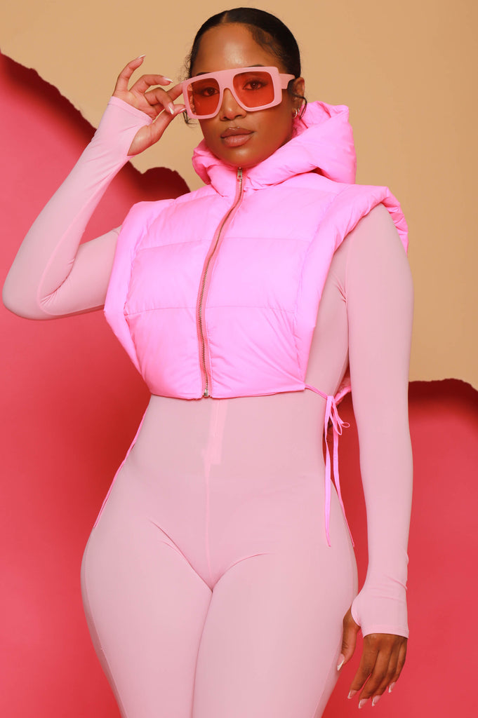 SWANK TRACK SET PINK