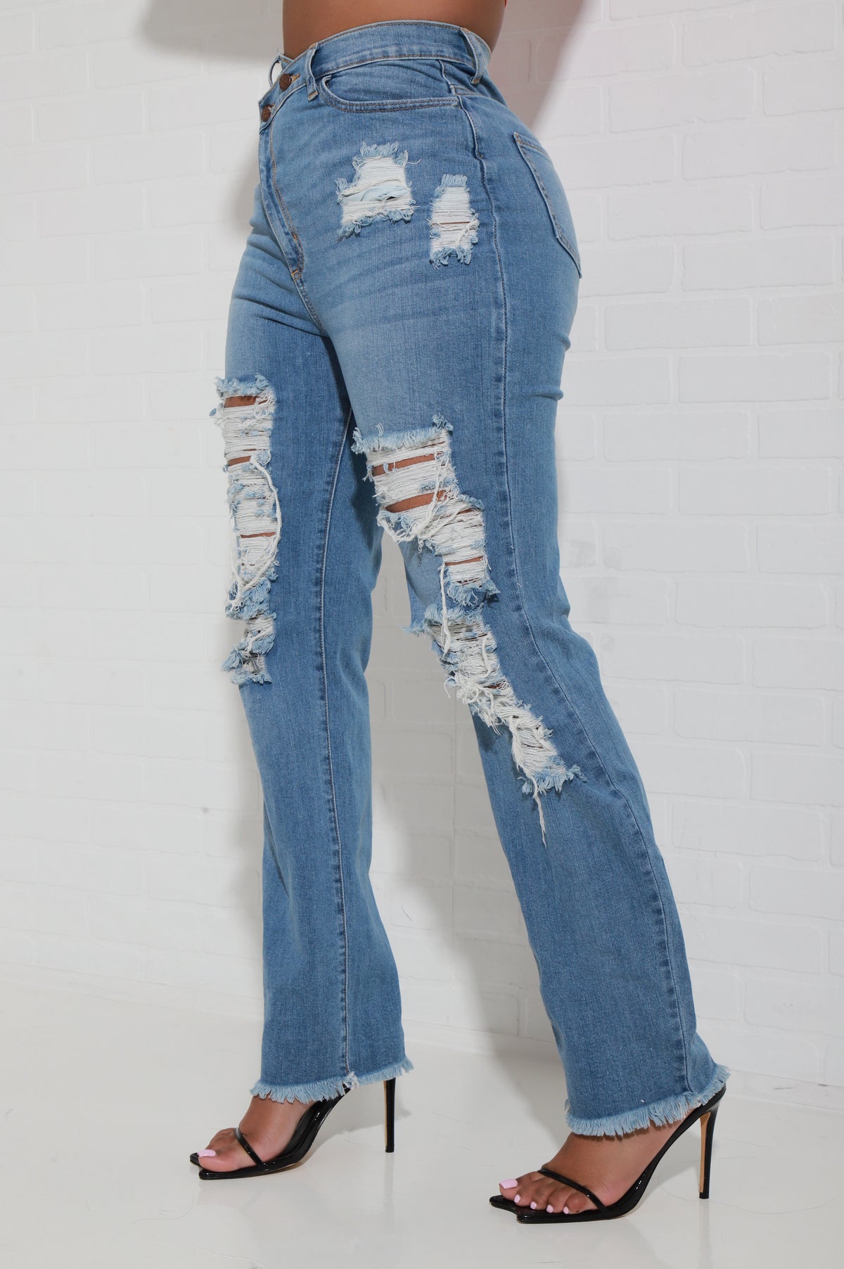 
              Limitless Asymmetrical Zip Bootcut Jeans - Medium Wash - Sheila Powers
            