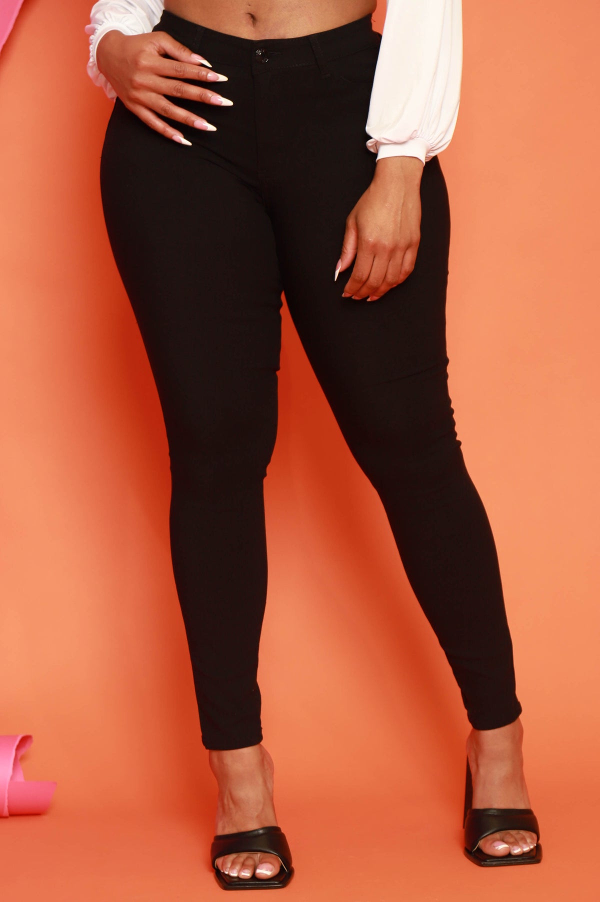 
              Blacklist Butt Lifting Mid Rise Stretchy Jeans - Black - Sheila Powers
            