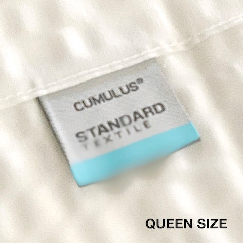 Cumulus Top Cover EZ ID Sistema de etiquetas de banda de color de tamaño - Azul para Queen