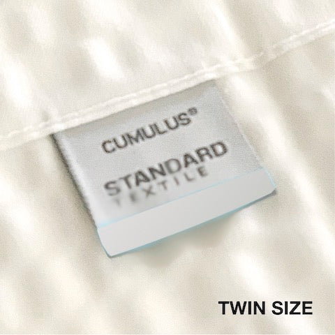 Cumulus Top Cover EZ ID Sistema de etiquetas de banda de color de tamaño - Blanco para gemelos