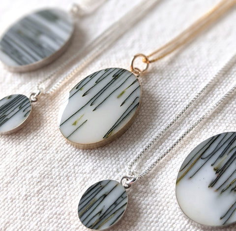 Handmade jewelry by Wild Blue Yonder - jewelry necklaces made with Olive Leaves