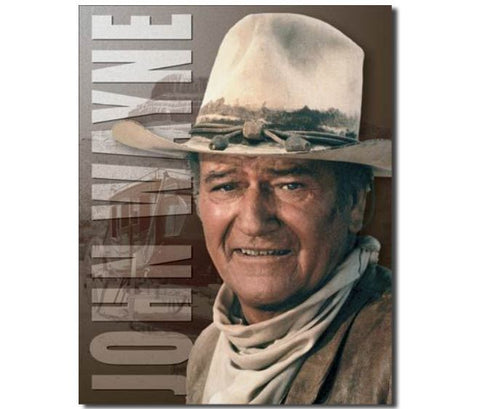 John Wayne Vintage Tin Sign Reproduction