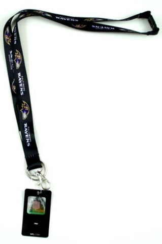 baltimore ravens lanyard keychain