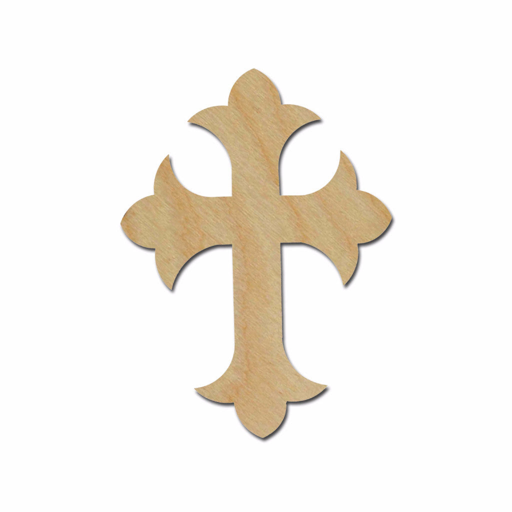 Unfinished Wood Cross MDF Craft Crosses Variety of Sizes 