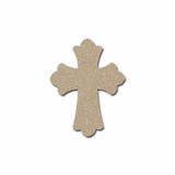 Unfinished Wood Cross MDF Craft Crosses Variety of Sizes 