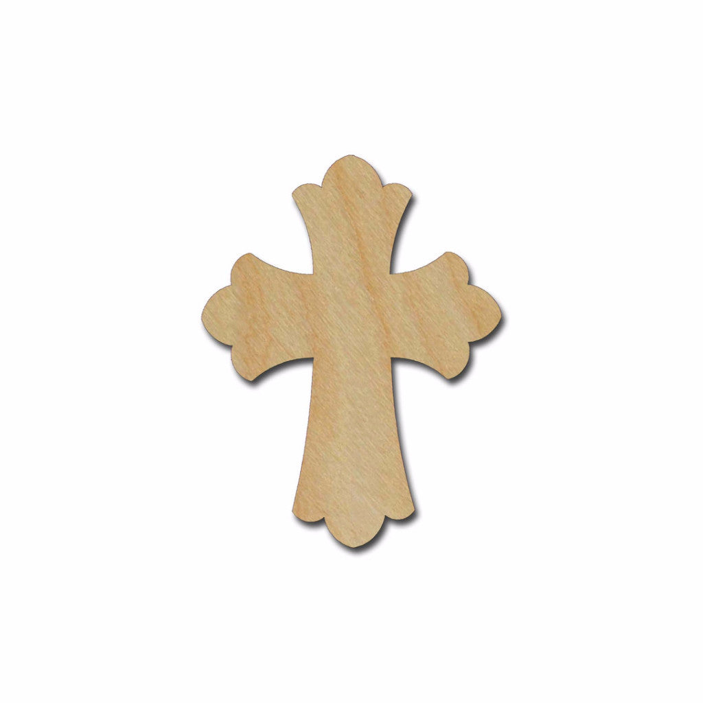 Unfinished Wood Cross MDF Craft Crosses Variety of Sizes 