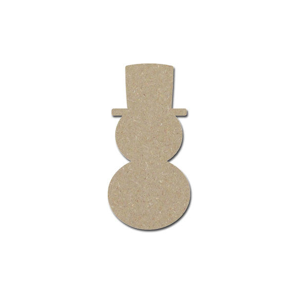 Snowman Shape Unfinished Wood Cutout Variety of Sizes | Artistic Craft ...