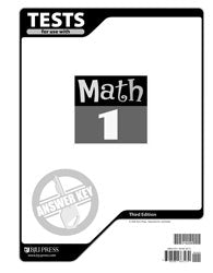 BJU Math 1 Tests Answer Key (3rd ed.) (PH) - Learning Plus PH