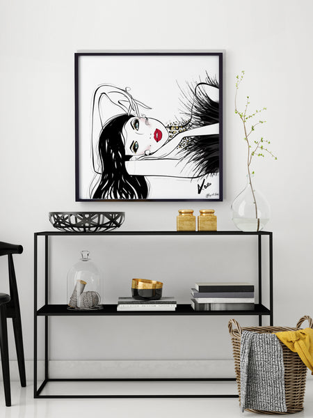 A Peaceful Moment - Illustration - Limited Edition Print – Tiffany La Belle