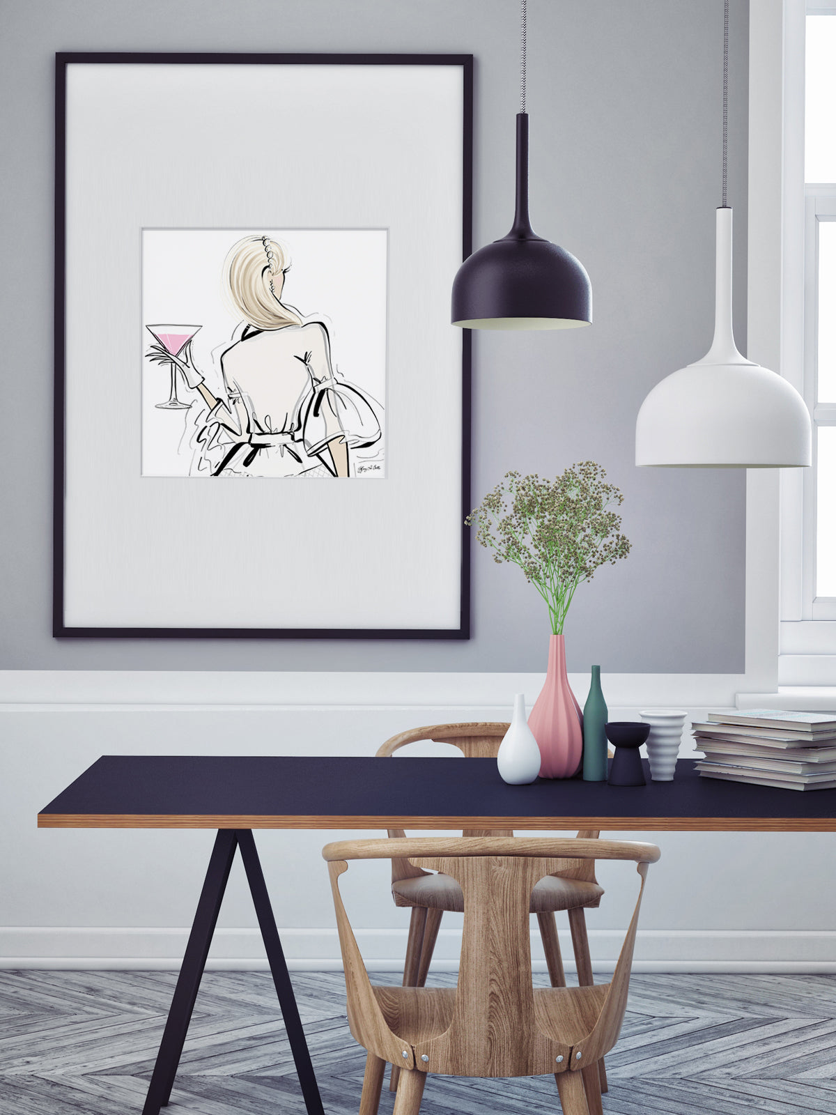 Cocktail Chic - Illustration - Limited Edition Print – Tiffany La Belle