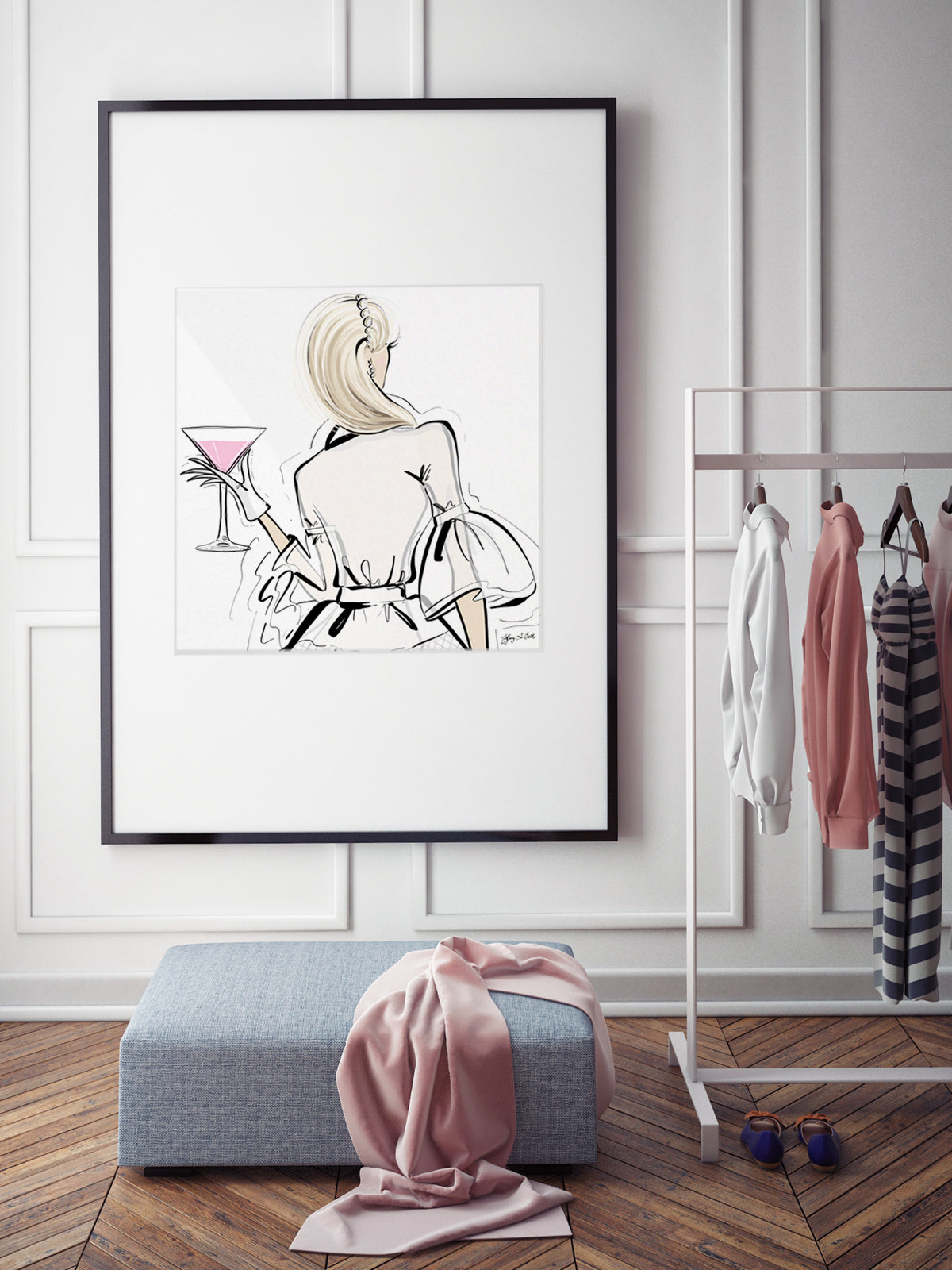 Cocktail Chic - Illustration - Limited Edition Print – Tiffany La Belle