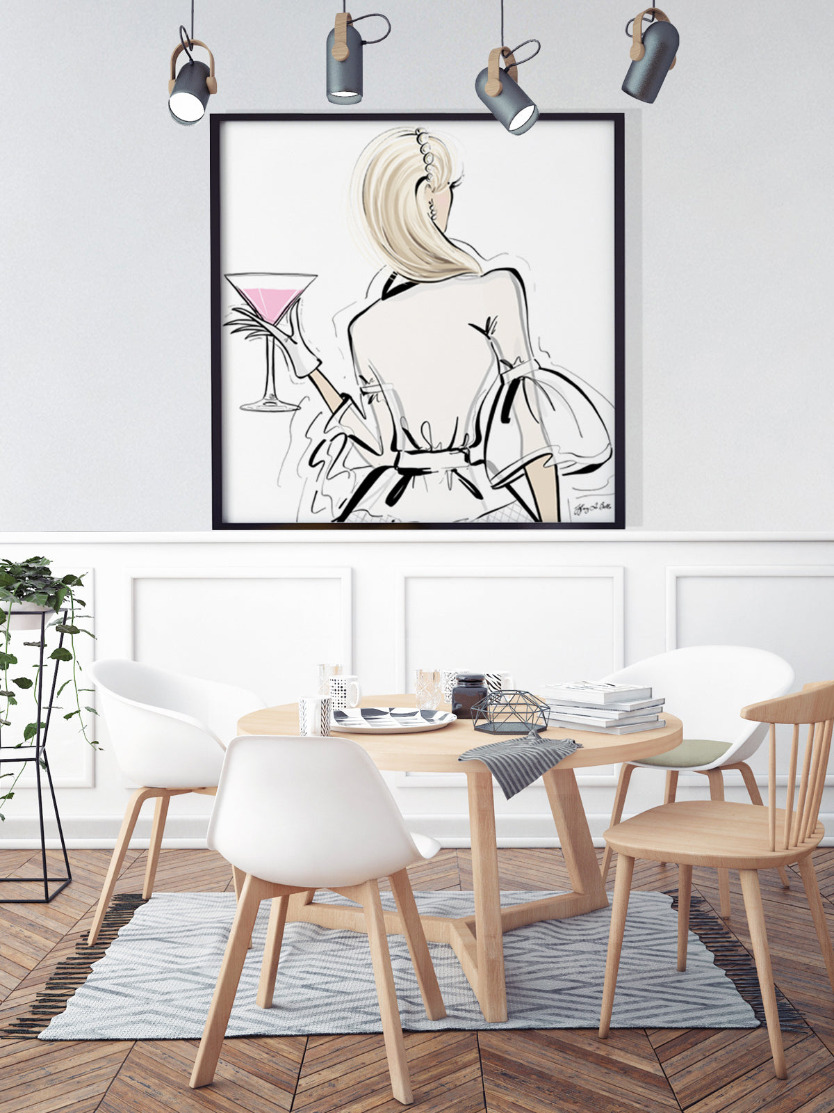 Cocktail Chic - Illustration - Limited Edition Print – Tiffany La Belle
