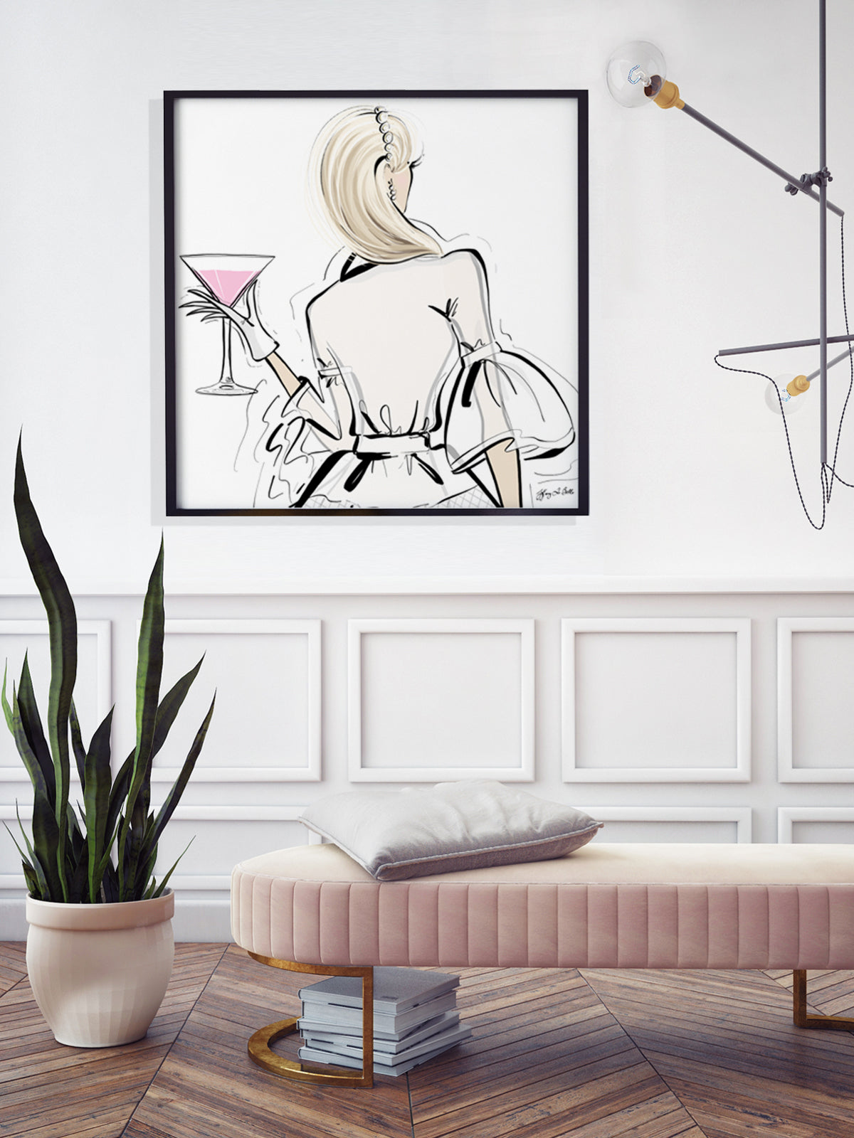 Cocktail Chic - Illustration - Limited Edition Print – Tiffany La Belle