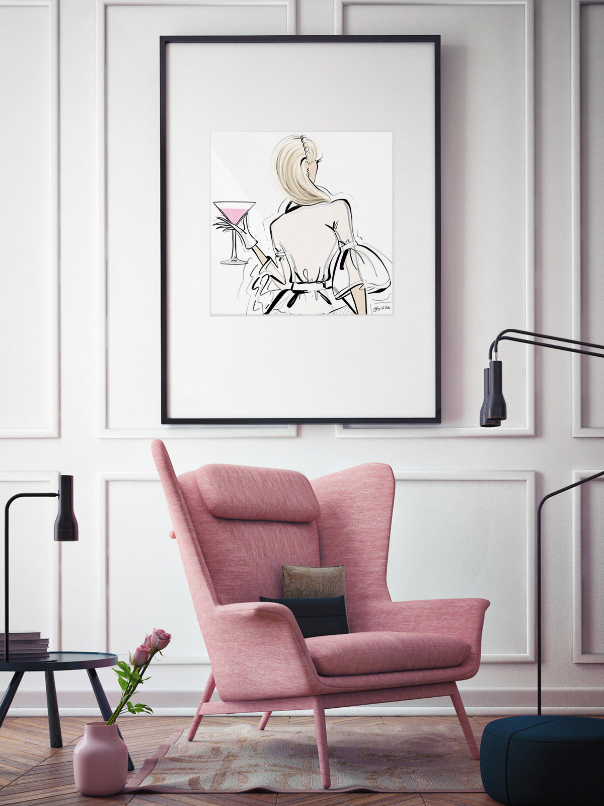 Cocktail Chic - Illustration - Limited Edition Print – Tiffany La Belle