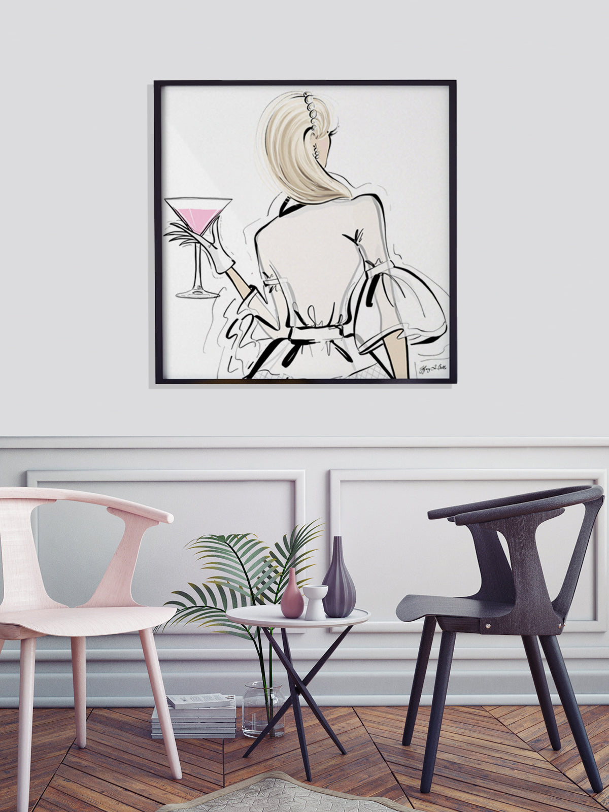 Cocktail Chic - Illustration - Limited Edition Print – Tiffany La Belle