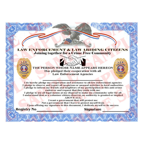 legal certificate