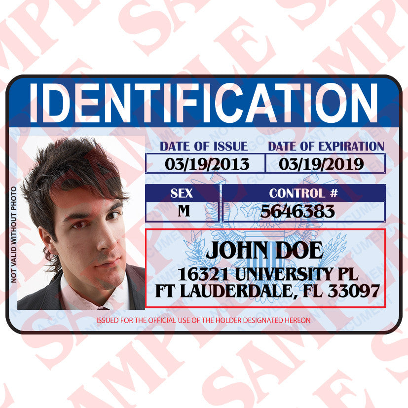  Identification  Custom ID  Card MaxArmory