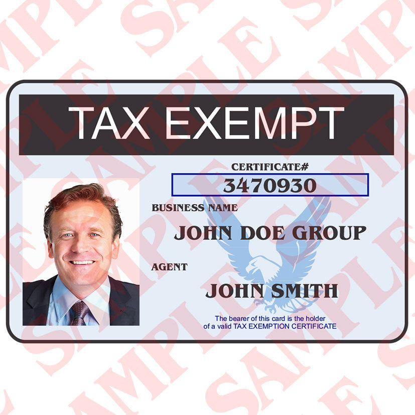 Tax Exemption ID Card – MaxArmory